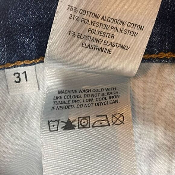 Hudson Krista Ankle Super Skinny Jeans Denim Womens Size 31 Raw Hem - Picture 3 of 11